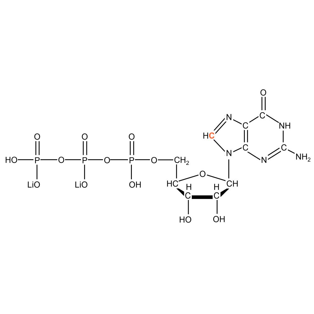 13C8 Guanosine 5'- triphosphate lithium salt solution