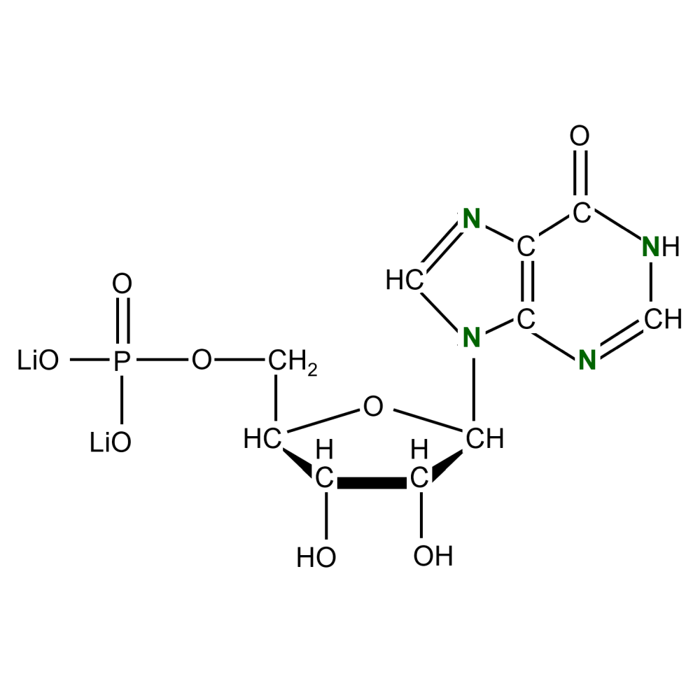 U-15N Inosine 5'- monophosphate lithium salt solution