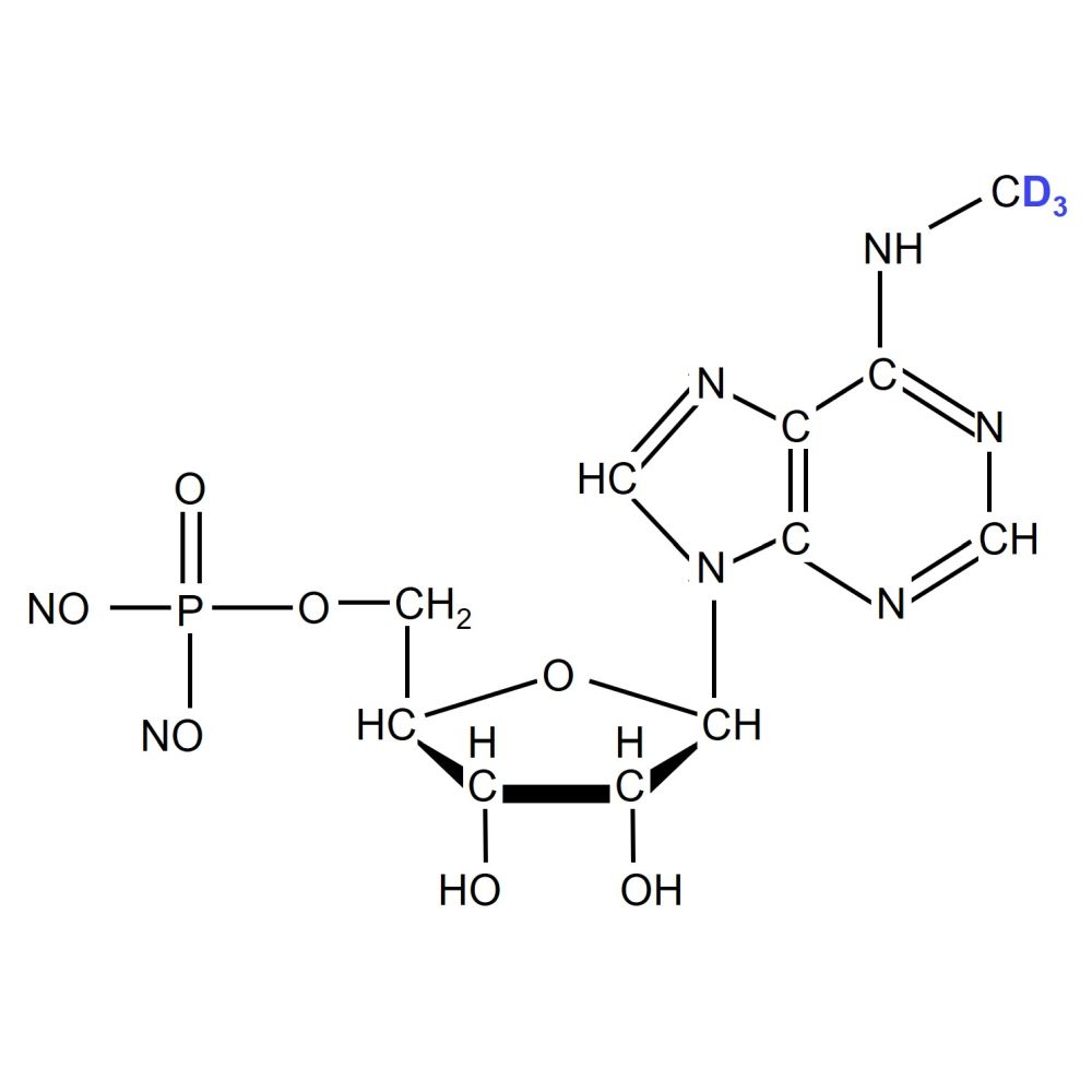 N6-Methyl(D3)-Adenosine- 5’-O-monophosphate,  triethylammonium salt, powder