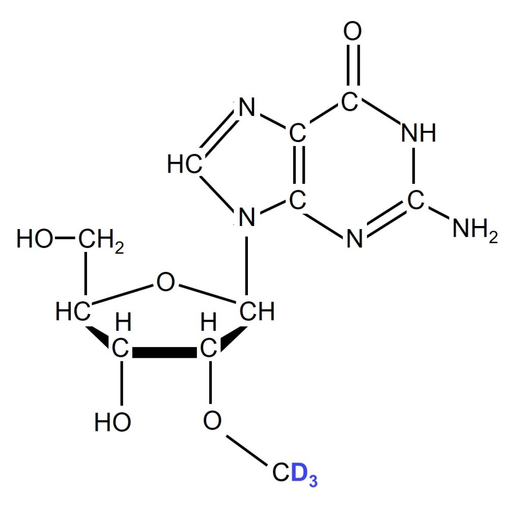 2’-O-Methyl(D3)-Guanosine,  powder
