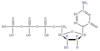 U-2H Deoxycytidine 5'- triphosphate lithium salt  solution
