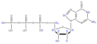 U-2H Deoxyguanosine 5'- triphosphate lithium salt  solution