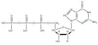 U-15N Deoxyguanosine 5'- triphosphate lithium salt  solution