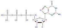 U-2H 13C 15N  Deoxyguanosine 5'- triphosphate lithium salt  solution