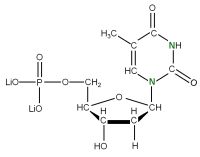 U-15N Thymidine 5'- monophosphate lithium salt  solution