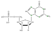 U-15N Deoxyguanosine 5'- monophosphate lithium salt  solution