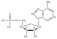 U-2H Adenosine 5'- monophosphate lithium salt  solution