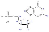 U-2H Guanosine 5'- monophosphate lithium salt  solution