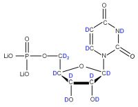 U-2H Uridine 5'- monophosphate  lithium salt solution