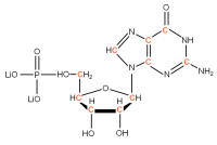 U-13C Guanosine 5'- monophosphate lithium salt  solution