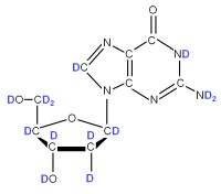 U-2H Deoxyriboguanosine  powder