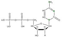 U-15N Deoxycytidine 5'- diphosphate lithium salt  solution