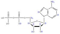 U-2H Adenosine 5'- diphosphate lithium salt  solution