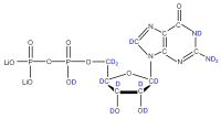 U-2H Guanosine 5'- diphosphate  lithium salt solution
