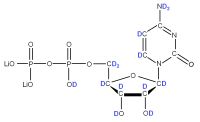 U-2H Cytidine 5'-diphosphate  lithium salt solution