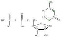 U-15N Cytidine 5'- diphosphate  lithium salt solution
