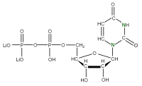 U-15N Uridine 5'-diphosphate  lithium salt solution